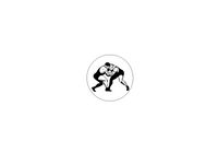 Thumbnail for Wrestling Athletes Throw Pillow | Black & White Grappling Sport Decorative Pillow | Wrestler Gift
