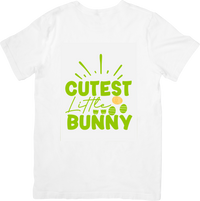 Thumbnail for Cutest Little Bunny Easter Eggs Kids Graphic Tee Spring Holiday Gift