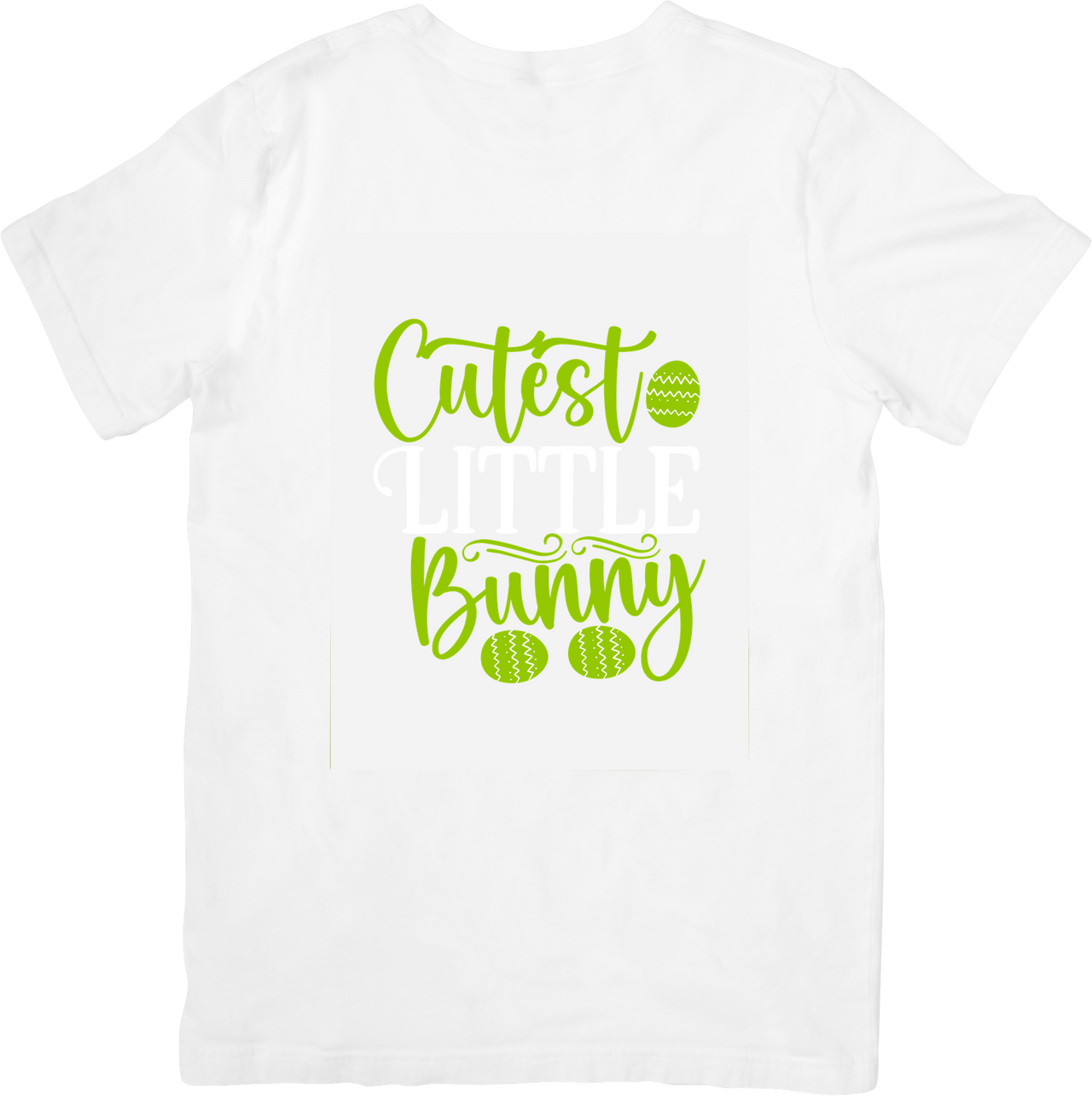 Cutest Little Bunny Cute Easter Holiday Kids Graphic Tee Easter Gift