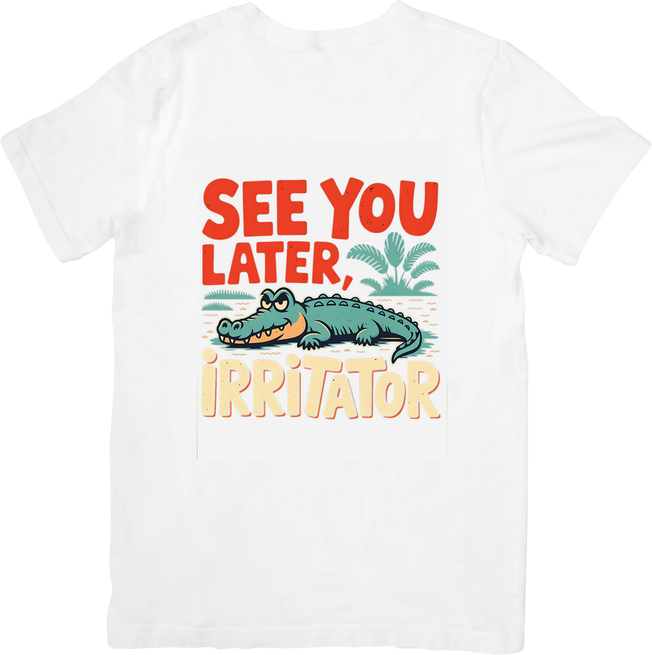 See You Later Irritator Alligator Y2K Funny Retro Animal Graphic Tee Humor Gift