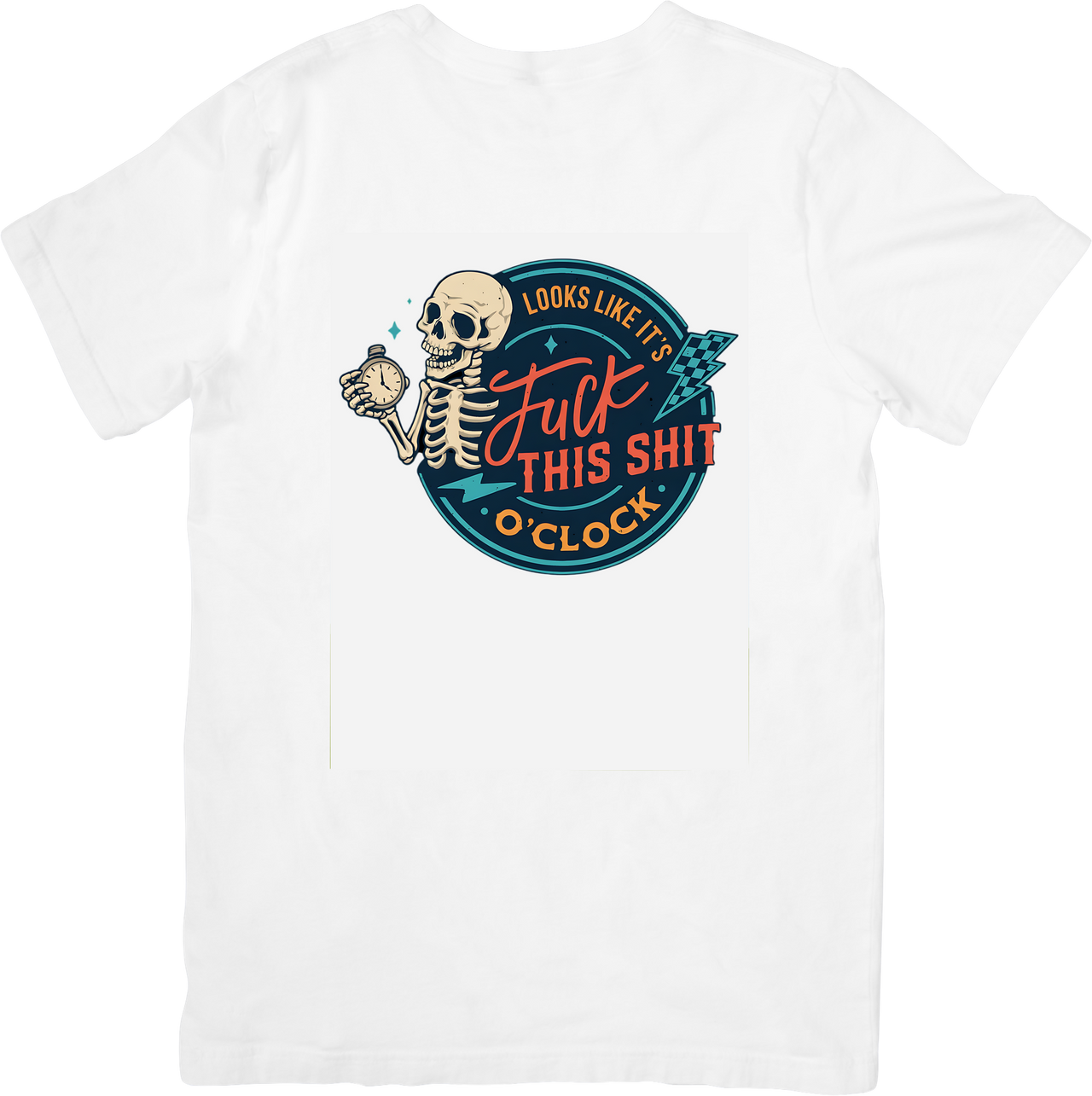 It Is Always Teaching Time Retro Classroom Clock Educator Pride Graphic Tee