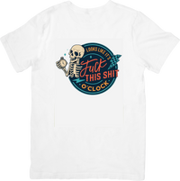 Thumbnail for It Is Always Teaching Time Retro Classroom Clock Educator Pride Graphic Tee